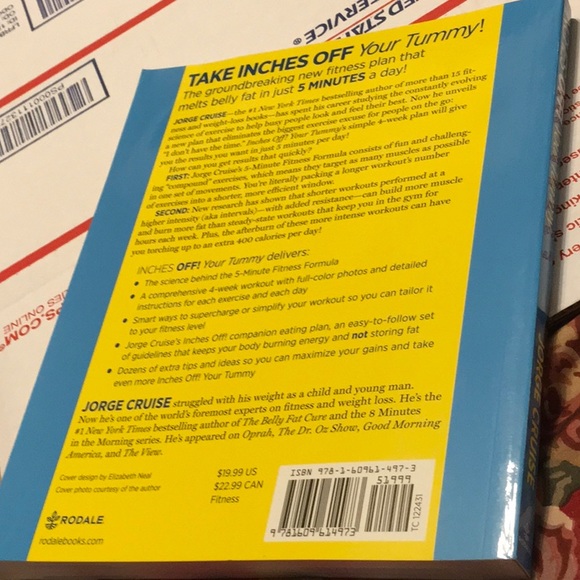 Jorge Cruise, Inches Off! Your Tummy, Soft Cover, NWT - Picture 5 of 6